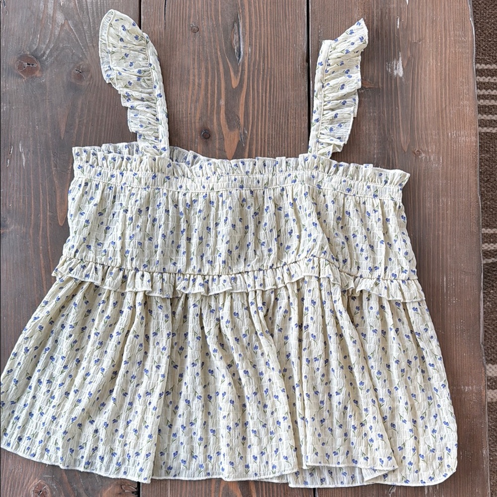New Shop Henly Babydoll Ruffle Tank